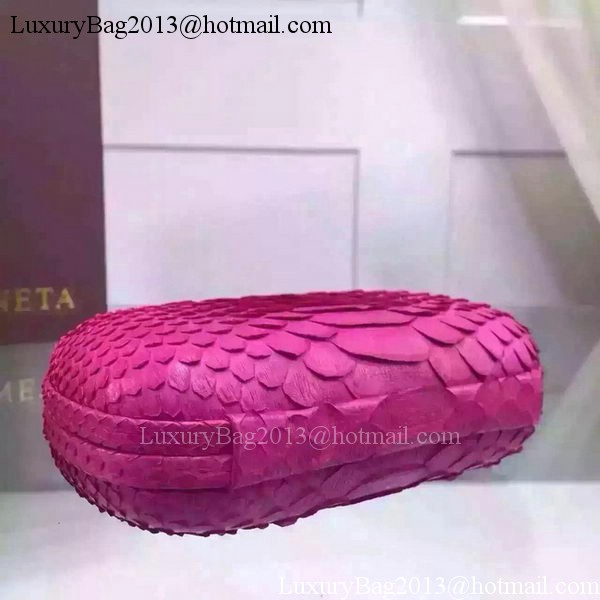 Bottega Veneta Snake Leather Knot Clutch BV8653 Rose Bottega Veneta Snake Leather Knot Clutch BV8653 Rose