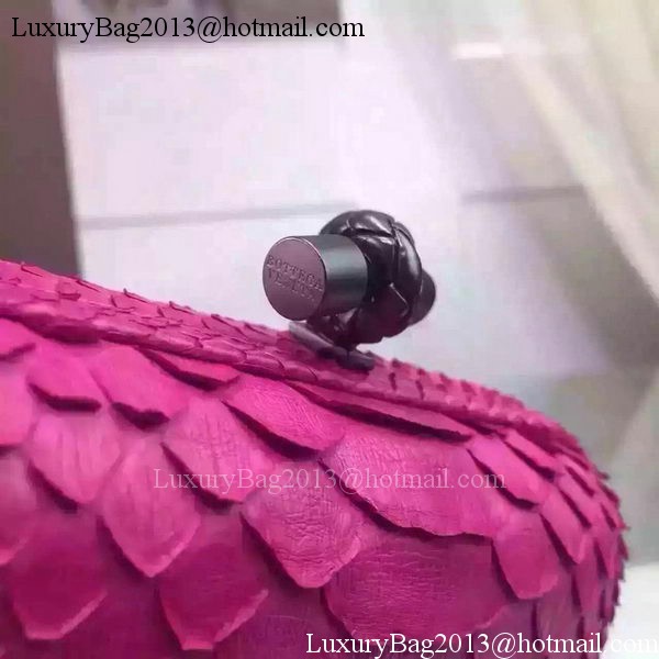 Bottega Veneta Snake Leather Knot Clutch BV8653 Rose Bottega Veneta Snake Leather Knot Clutch BV8653 Rose