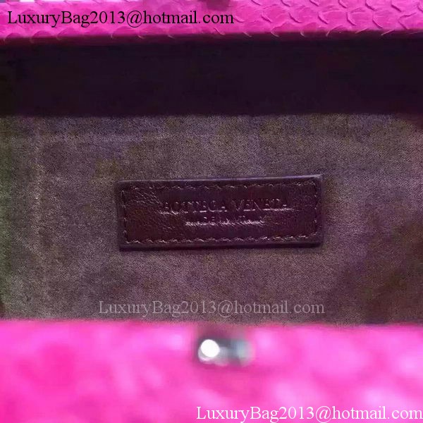 Bottega Veneta Snake Leather Knot Clutch BV8653 Rose Bottega Veneta Snake Leather Knot Clutch BV8653 Rose