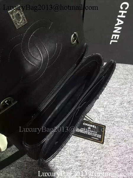 Chanel Classic Top Flap Bag Original Snake Leather A90095 Black Chanel Classic Top Flap Bag Original Snake Leather A90095 Black