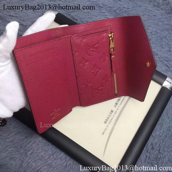 Louis Vuitton Monogram Empreinte COMPACT CURIEUSE WALLET M60568 Purple Louis Vuitton Monogram Empreinte COMPACT CURIEUSE WALLET M60568 Purple