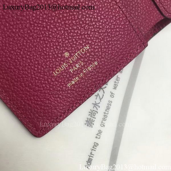 Louis Vuitton Monogram Empreinte COMPACT CURIEUSE WALLET M60568 Purple Louis Vuitton Monogram Empreinte COMPACT CURIEUSE WALLET M60568 Purple