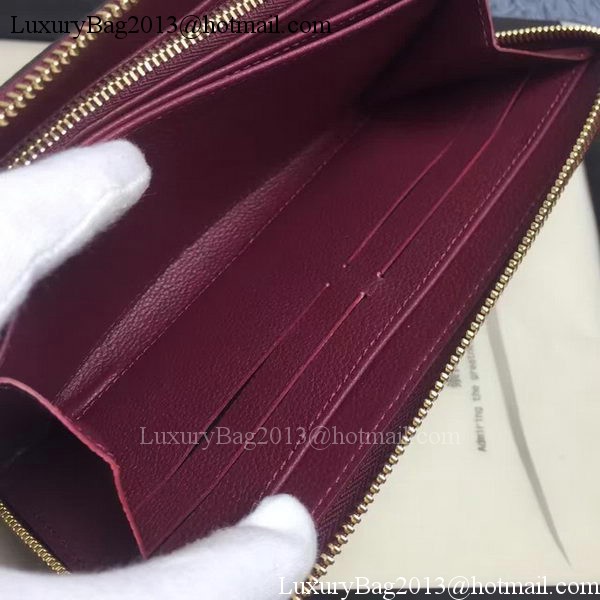 Louis Vuitton Monogram Empreinte ZIPPY WALLET M60571 Purple Louis Vuitton Monogram Empreinte ZIPPY WALLET M60571 Purple