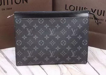 Louis Vuitton Monogram Eclipse Canvas POCHETTE VOYAGE MM M61692 Louis Vuitton Monogram Eclipse Canvas POCHETTE VOYAGE MM M61692