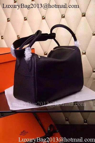 Hermes Lindy 30CM Leather Shoulder Bag H0881 Black Hermes Lindy 30CM Leather Shoulder Bag H0881 Black