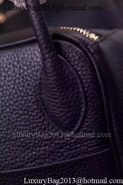 Hermes Lindy 30CM Leather Shoulder Bag H0881 Black Hermes Lindy 30CM Leather Shoulder Bag H0881 Black