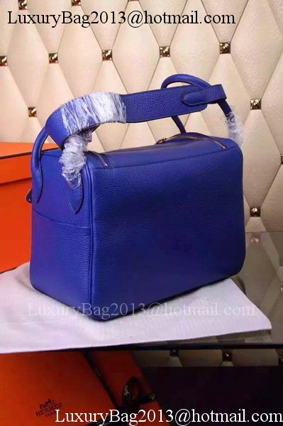 Hermes Lindy 30CM Leather Shoulder Bag H0881 Blue Hermes Lindy 30CM Leather Shoulder Bag H0881 Blue