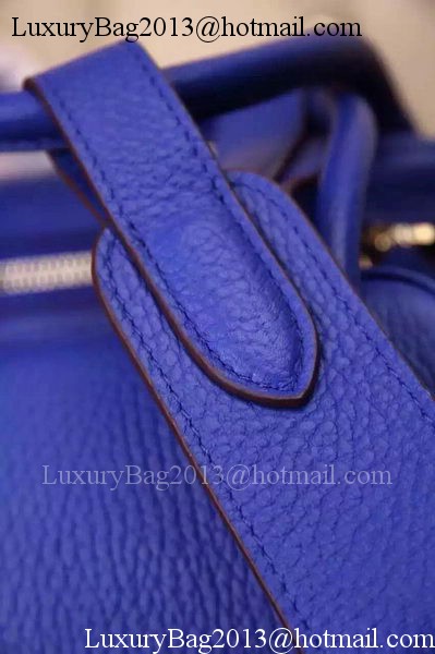 Hermes Lindy 30CM Leather Shoulder Bag H0881 Blue Hermes Lindy 30CM Leather Shoulder Bag H0881 Blue