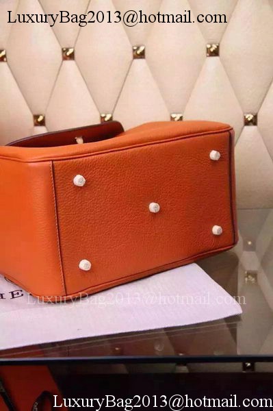 Hermes Lindy 30CM Leather Shoulder Bag H0881 Orange Hermes Lindy 30CM Leather Shoulder Bag H0881 Orange