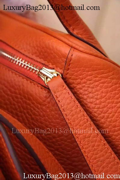 Hermes Lindy 30CM Leather Shoulder Bag H0881 Orange Hermes Lindy 30CM Leather Shoulder Bag H0881 Orange
