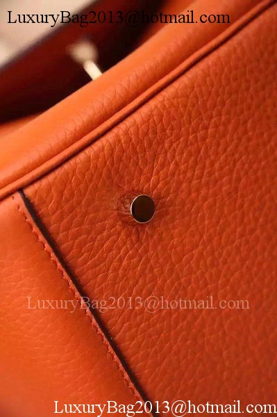Hermes Lindy 30CM Leather Shoulder Bag H0881 Orange Hermes Lindy 30CM Leather Shoulder Bag H0881 Orange