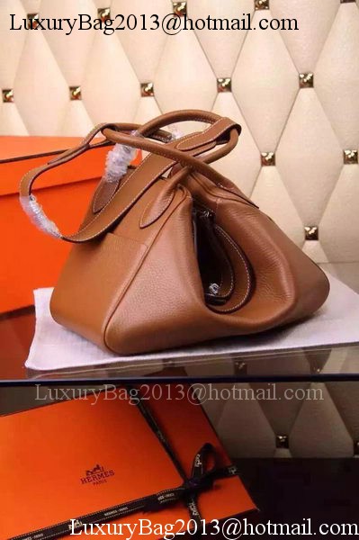 Hermes Lindy 30CM Leather Shoulder Bag H0881 Wheat Hermes Lindy 30CM Leather Shoulder Bag H0881 Wheat