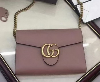 Gucci GG Marmont Leather mini Chain Bag 401232 Grey Gucci GG Marmont Leather mini Chain Bag 401232 Grey