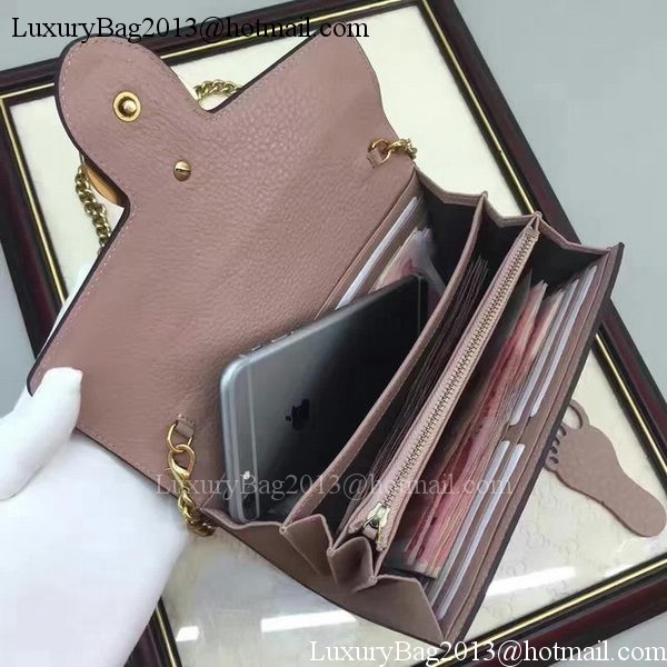 Gucci GG Marmont Leather mini Chain Bag 401232 Grey Gucci GG Marmont Leather mini Chain Bag 401232 Grey