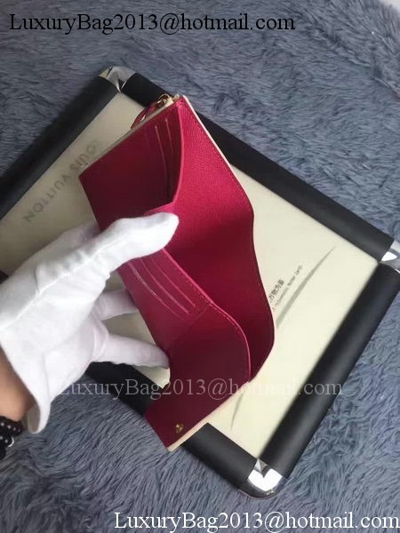 Louis Vuitton Damier Azur Canvas VICTORINE WALLET N58114 Red Louis Vuitton Damier Azur Canvas VICTORINE WALLET N58114 Red