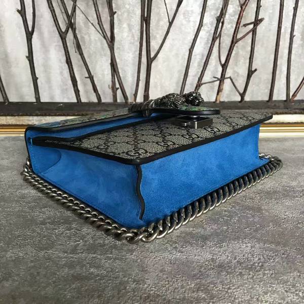 Gucci Mini Dionysus GG Canvas Shoulder Bag 421970 Blue Gucci Mini Dionysus GG Canvas Shoulder Bag 421970 Blue