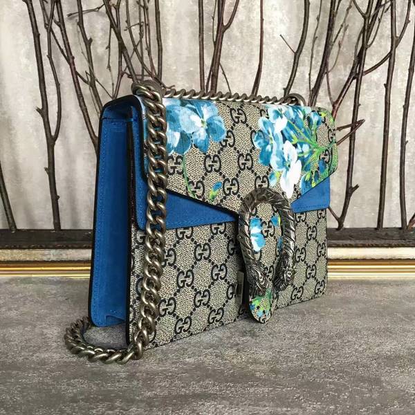Gucci Mini Dionysus GG Canvas Shoulder Bag 421970 Blue Gucci Mini Dionysus GG Canvas Shoulder Bag 421970 Blue