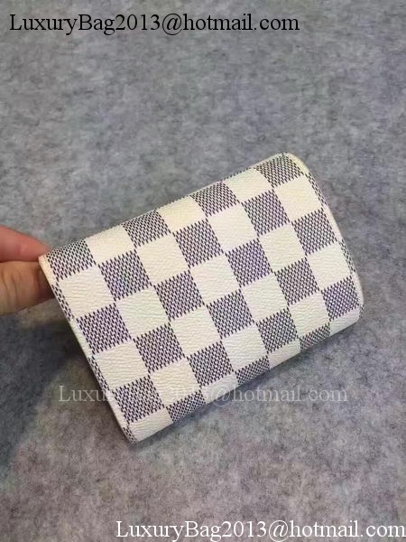 Louis Vuitton Damier Azur Canvas Victorine Wallet N62360 Louis Vuitton Damier Azur Canvas Victorine Wallet N62360