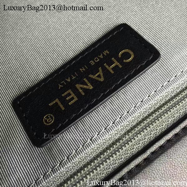 Boy Chanel Flap Bag Black Original Sheepskin Leather A67088 Gold Boy Chanel Flap Bag Black Original Sheepskin Leather A67088 Gold
