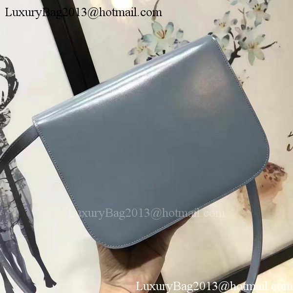 Celine Classic Box Flap Bag Smooth Leather C20447 SkyBlue Celine Classic Box Flap Bag Smooth Leather C20447 SkyBlue