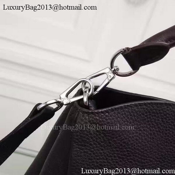 Louis Vuitton Calfskin Leather Babylone PM M50031 Black Louis Vuitton Calfskin Leather Babylone PM M50031 Black