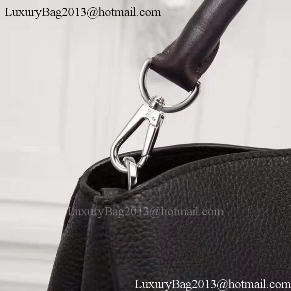 Louis Vuitton Calfskin Leather Babylone PM M50031 Black Louis Vuitton Calfskin Leather Babylone PM M50031 Black