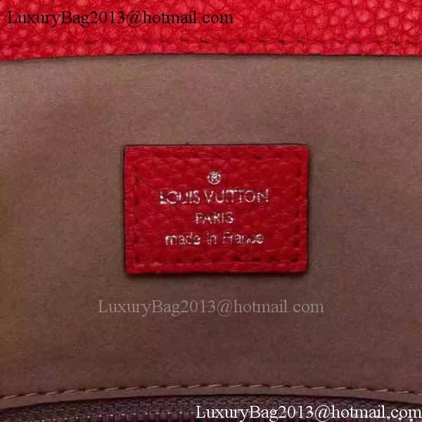Louis Vuitton Calfskin Leather Babylone PM M50031 Red Louis Vuitton Calfskin Leather Babylone PM M50031 Red