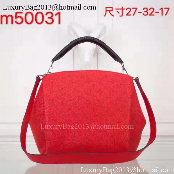 Louis Vuitton Calfskin Leather Babylone PM M50031 Red Louis Vuitton Calfskin Leather Babylone PM M50031 Red