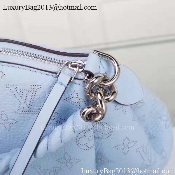 Louis Vuitton Mahina Leather BABYLONE CHAIN BB Bag M51223 Blue Louis Vuitton Mahina Leather BABYLONE CHAIN BB Bag M51223 Blue