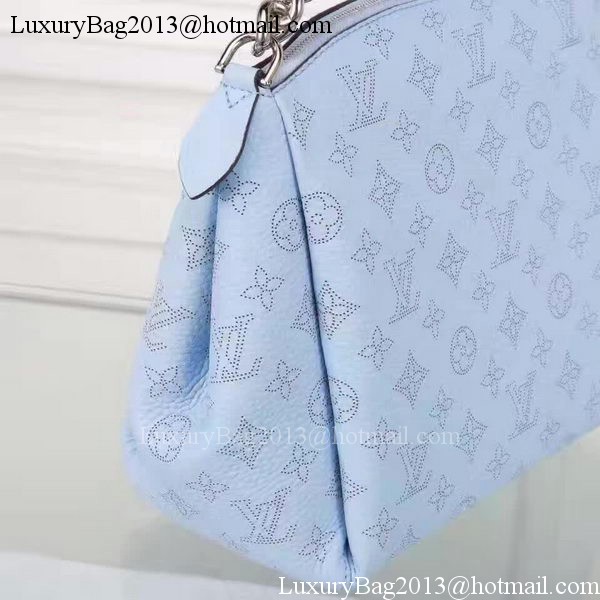 Louis Vuitton Mahina Leather BABYLONE CHAIN BB Bag M51223 Blue Louis Vuitton Mahina Leather BABYLONE CHAIN BB Bag M51223 Blue