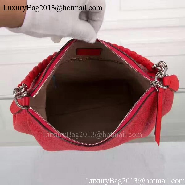 Louis Vuitton Mahina Leather BABYLONE CHAIN BB Bag M51223 Red Louis Vuitton Mahina Leather BABYLONE CHAIN BB Bag M51223 Red