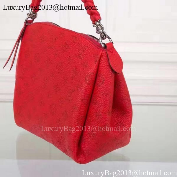 Louis Vuitton Mahina Leather BABYLONE CHAIN BB Bag M51223 Red Louis Vuitton Mahina Leather BABYLONE CHAIN BB Bag M51223 Red