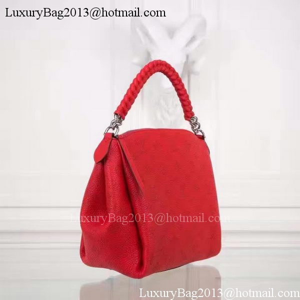 Louis Vuitton Mahina Leather BABYLONE CHAIN BB Bag M51223 Red Louis Vuitton Mahina Leather BABYLONE CHAIN BB Bag M51223 Red