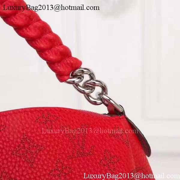 Louis Vuitton Mahina Leather BABYLONE CHAIN BB Bag M51223 Red Louis Vuitton Mahina Leather BABYLONE CHAIN BB Bag M51223 Red