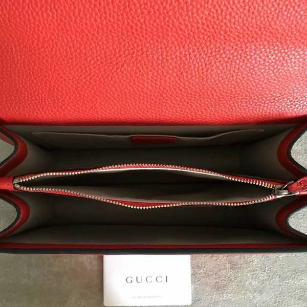 Gucci Now Bamboo Lichee Pattern Leather Top Handle Bag 448075 Red Gucci Now Bamboo Lichee Pattern Leather Top Handle Bag 448075 Red