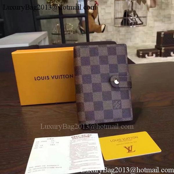 Louis Vuitton Damier Ebene Canvas DESK AGENDA NOTES REFILL N20006 Louis Vuitton Damier Ebene Canvas DESK AGENDA NOTES REFILL N20006