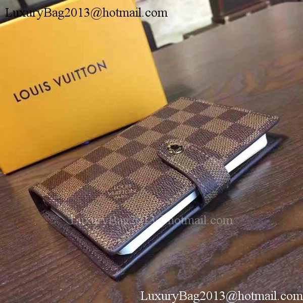 Louis Vuitton Damier Ebene Canvas DESK AGENDA NOTES REFILL N20006 Louis Vuitton Damier Ebene Canvas DESK AGENDA NOTES REFILL N20006