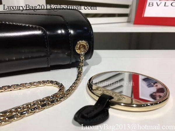 BVLGARI mini Shoulder Bag Calfskin Leather BG2282 Black BVLGARI mini Shoulder Bag Calfskin Leather BG2282 Black