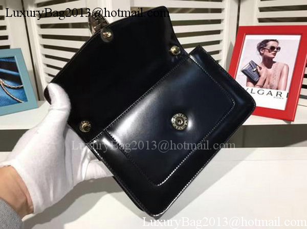 BVLGARI mini Shoulder Bag Calfskin Leather BG2282 Black BVLGARI mini Shoulder Bag Calfskin Leather BG2282 Black