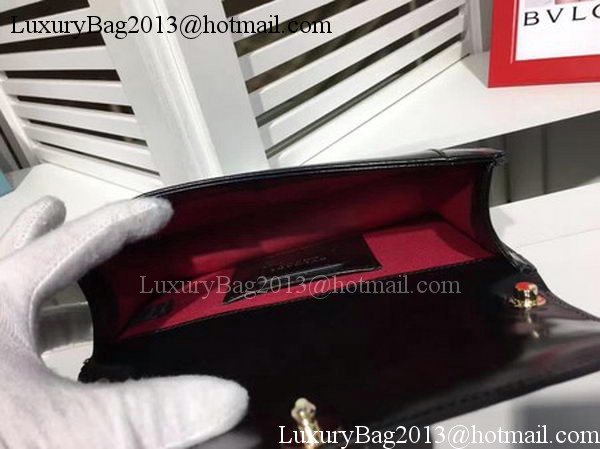 BVLGARI mini Shoulder Bag Calfskin Leather BG2282 Black BVLGARI mini Shoulder Bag Calfskin Leather BG2282 Black