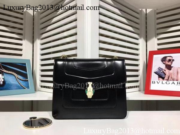 BVLGARI mini Shoulder Bag Calfskin Leather BG2282 Black BVLGARI mini Shoulder Bag Calfskin Leather BG2282 Black