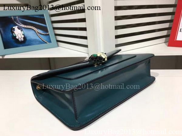 BVLGARI mini Shoulder Bag Calfskin Leather BG2282 Blue BVLGARI mini Shoulder Bag Calfskin Leather BG2282 Blue
