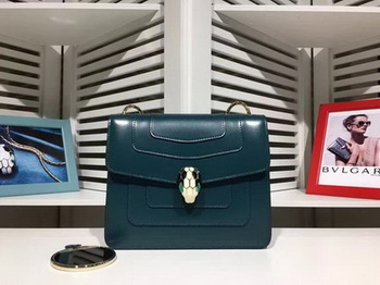 BVLGARI mini Shoulder Bag Calfskin Leather BG2283 Blue BVLGARI mini Shoulder Bag Calfskin Leather BG2283 Blue