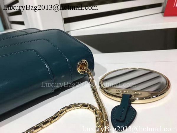 BVLGARI mini Shoulder Bag Calfskin Leather BG2283 Blue BVLGARI mini Shoulder Bag Calfskin Leather BG2283 Blue