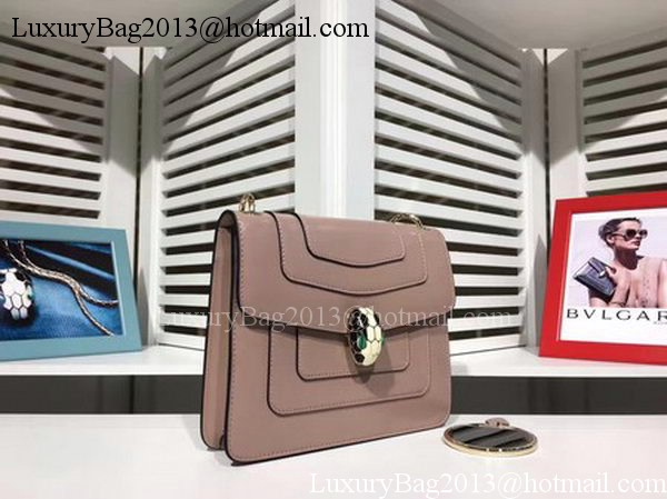 BVLGARI mini Shoulder Bag Calfskin Leather BG2283 Pink BVLGARI mini Shoulder Bag Calfskin Leather BG2283 Pink