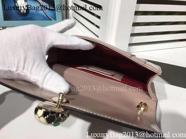 BVLGARI mini Shoulder Bag Calfskin Leather BG2283 Pink BVLGARI mini Shoulder Bag Calfskin Leather BG2283 Pink