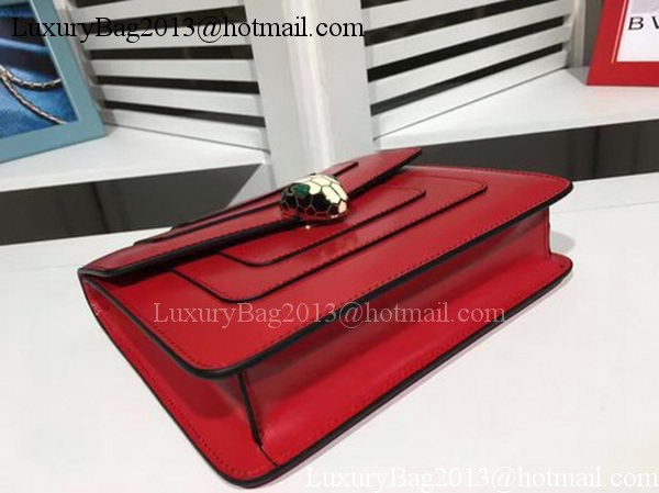 BVLGARI mini Shoulder Bag Calfskin Leather BG2283 Red BVLGARI mini Shoulder Bag Calfskin Leather BG2283 Red