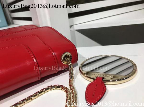 BVLGARI mini Shoulder Bag Calfskin Leather BG2283 Red BVLGARI mini Shoulder Bag Calfskin Leather BG2283 Red