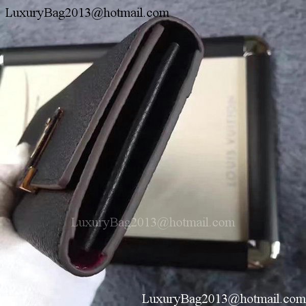Louis Vuitton Calfskin Leather CAPUCINES WALLET M61249 Black Louis Vuitton Calfskin Leather CAPUCINES WALLET M61249 Black