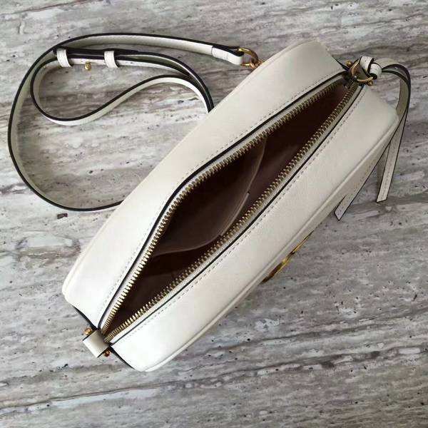 Gucci GG Marmont Matelasse Shoulder Bag 447632A White Gucci GG Marmont Matelasse Shoulder Bag 447632A White